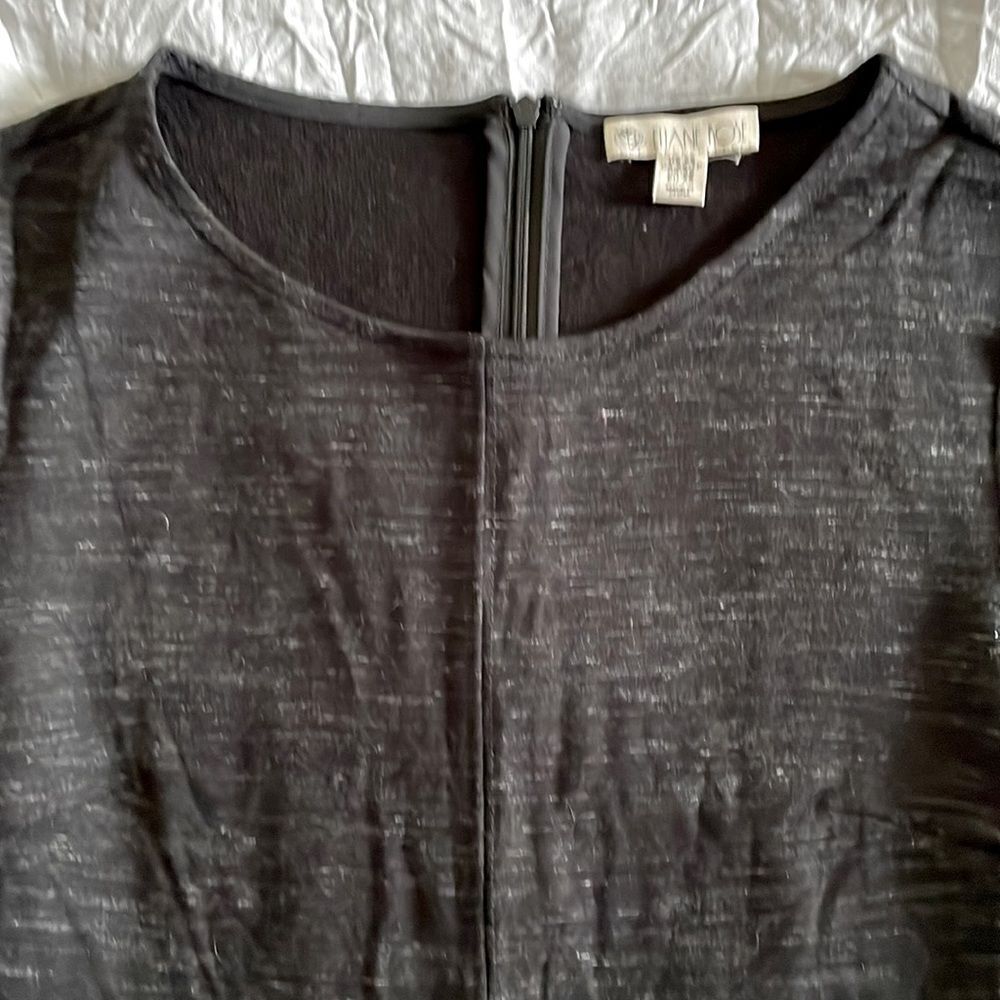 Elaine Rose Black heathered dress Size XS NWOT